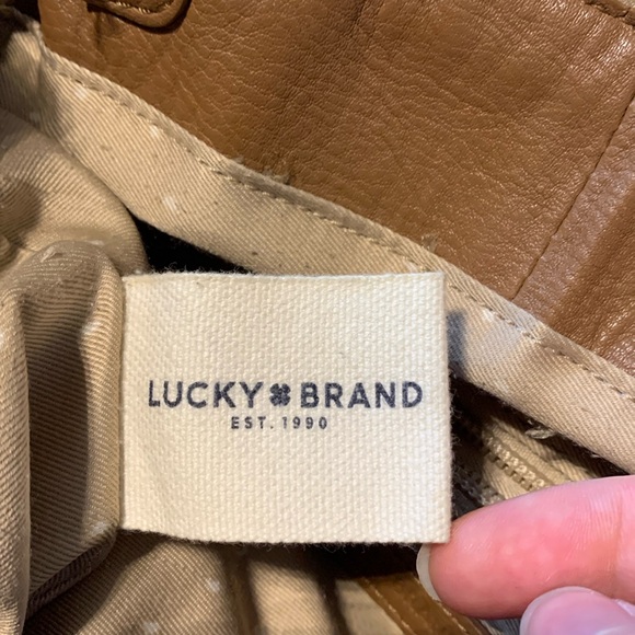 Lucky Brand Faux Leather Backpack Bag - Picture 10 of 11